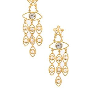 Mercedes Salazar Star Eye Earrings
